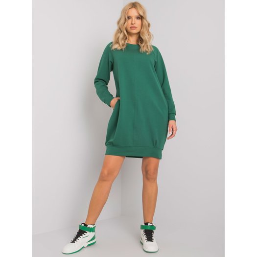 Sukienka-RV-TU-5184.93P-ciemny zielony 3