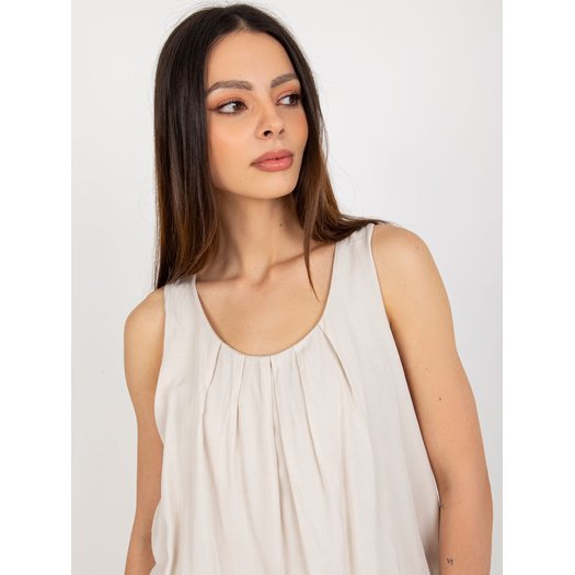 Suknelė-TW-SK-BI-8139.44-šviesiai smėlio spalvos 7