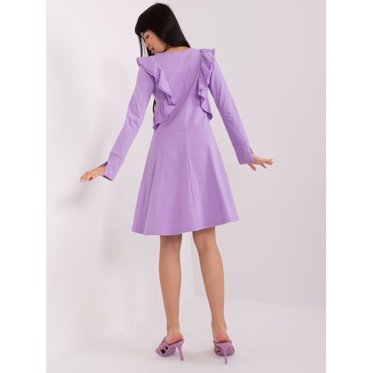 Suknelė-EM-SK-HW-20-395.34P-šviesiai violetinė