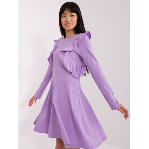Suknelė-EM-SK-HW-20-395.34P-šviesiai violetinė