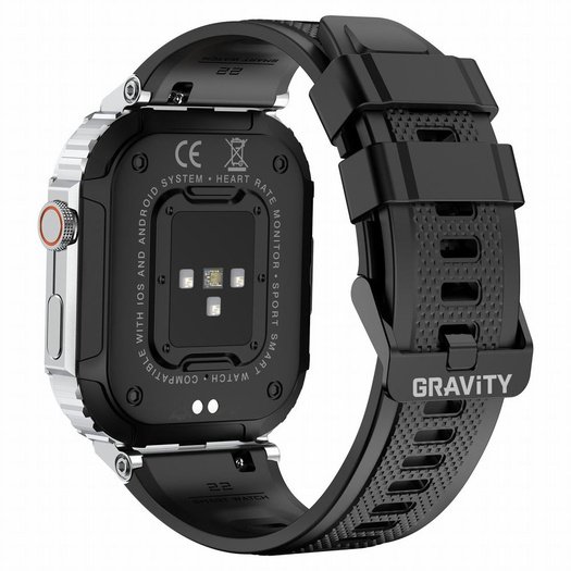 Išmanusis laikrodis vyrams Gravity GT6-5 - Skambinimo funkcija, MONITOR SNU (sg020e)