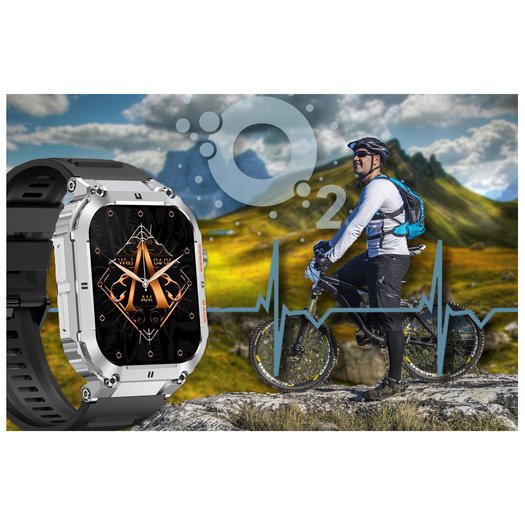 Išmanusis laikrodis vyrams Gravity GT6-5 - Skambinimo funkcija, MONITOR SNU (sg020e)
