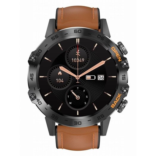 SMARTWATCH MĘSKI Gravity GT9-7 - WYKONYWANIE POŁĄCZEŃ, CIŚNIENIOMIERZ (sg021g)