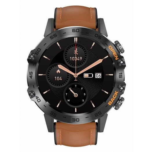 SMARTWATCH MĘSKI Gravity GT9-7 - WYKONYWANIE POŁĄCZEŃ, CIŚNIENIOMIERZ (sg021g)