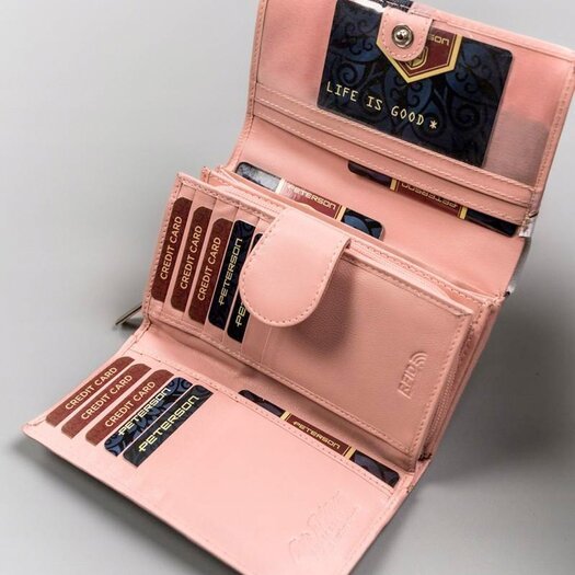 Piniginė moterims Peterson PTN RD-21-GCL-Y 4