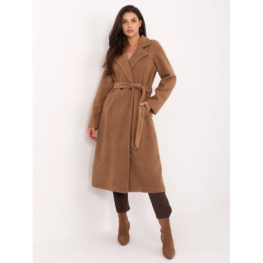 Płaszcz-IT-PL-96765.17P-camelowy 1