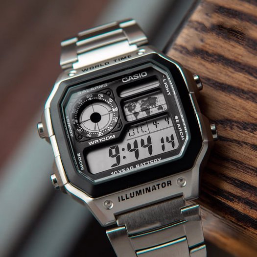 Laikrodis vyrams CASIO AE-1200WHD-1A (zd159a)