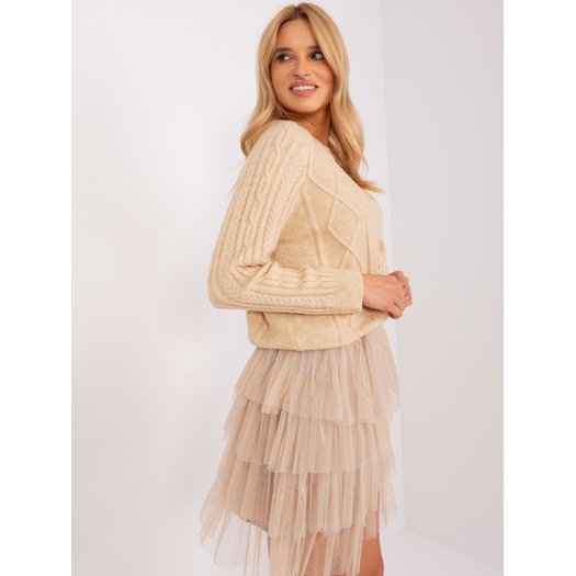 Megztinis-AT-SW-2346-2,99P-smėlio spalvos