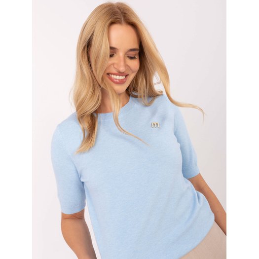 Sweter-PM-SW-Y2508.33-jasny niebieski 3