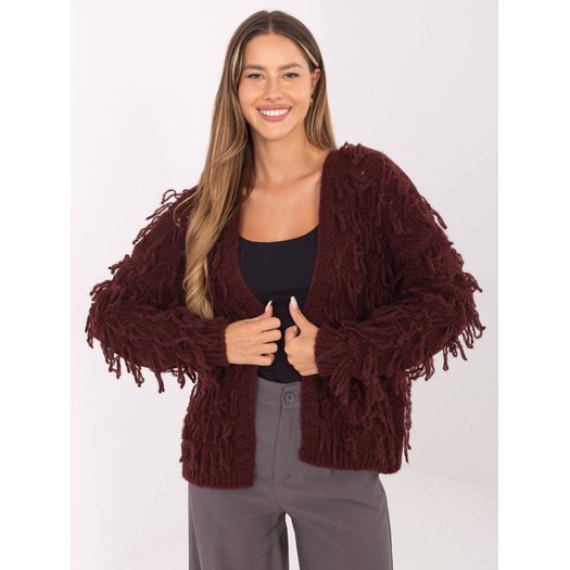 Sweter-MI-SW-1308.21-bordowy 1