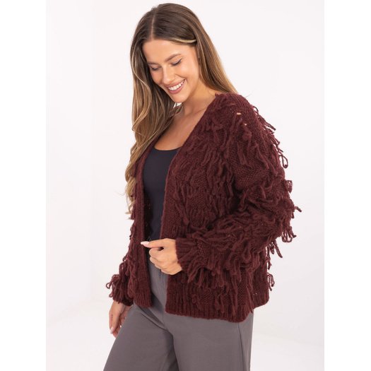 Sweter-MI-SW-1308.21-bordowy