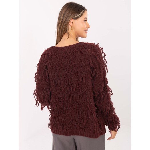 Sweter-MI-SW-1308.21-bordowy 3