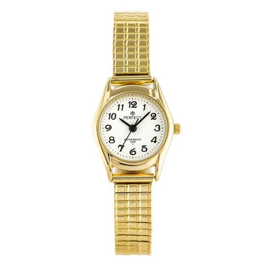 WOMEN S WATCH PERFECT X133 (zp880b) gold - rubber