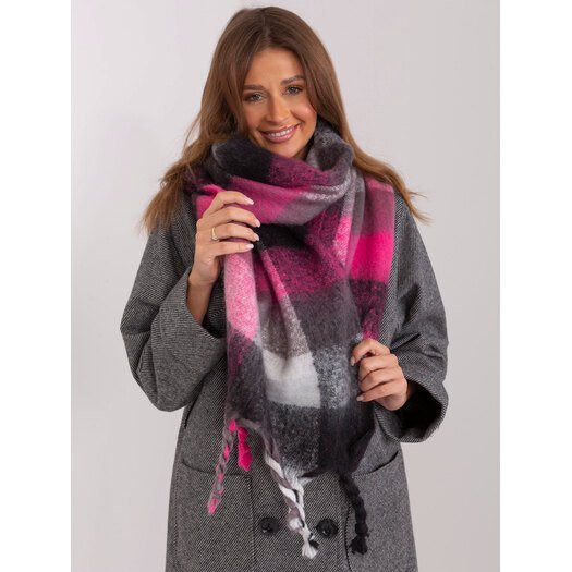 Szalik-AT-SZ-2313501.97-czarno-różowy 3
