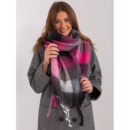 Szalik-AT-SZ-2313501.97-czarno-różowy 4