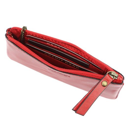 Women's genuine leather wallet Mato Grosso 0747/17-40 RFID – red