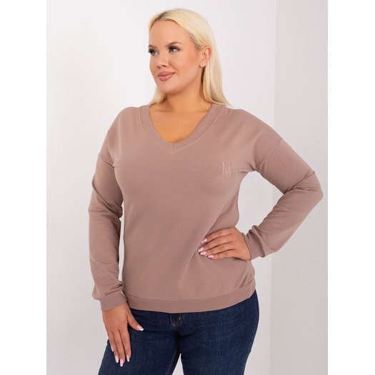 Bluzka-RV-BZ-9233.24-ciemny bezowy 1