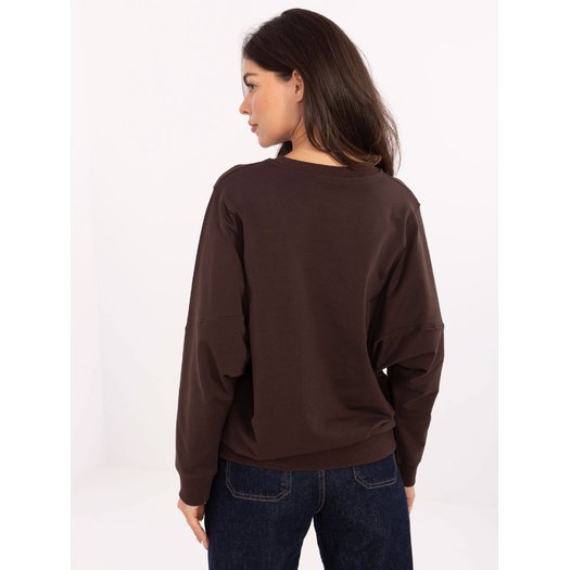 Bluza-RV-BL-A877.19P-ciemny brązowy 3