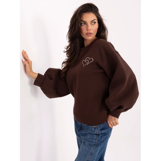 Bluza-IT-BL-H2349.65-ciemny brązowy 2