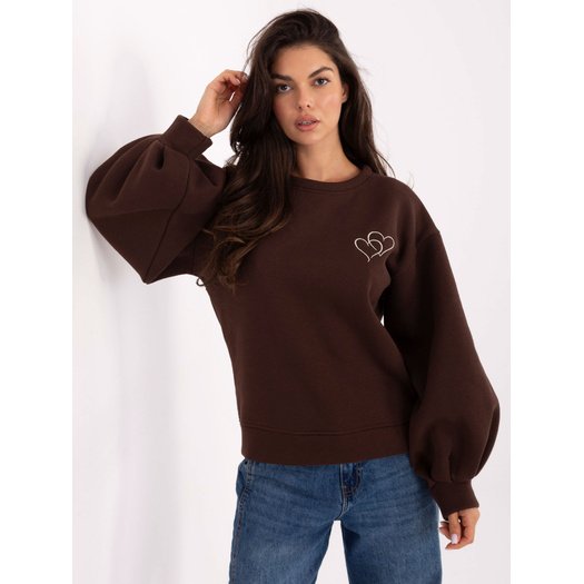 Bluza-IT-BL-H2349.65-ciemny brązowy 1