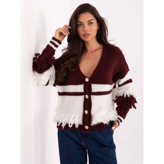 Sweter-MI-SW-3211.31-bordowy 2