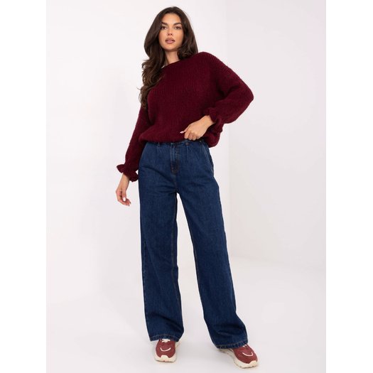 Spodnie-D80030BI62568D300-ciemny niebieski