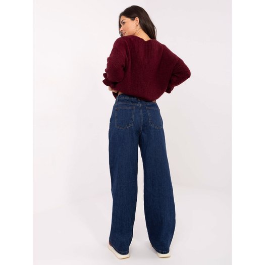 Spodnie-D80030BI62568D300-ciemny niebieski 2