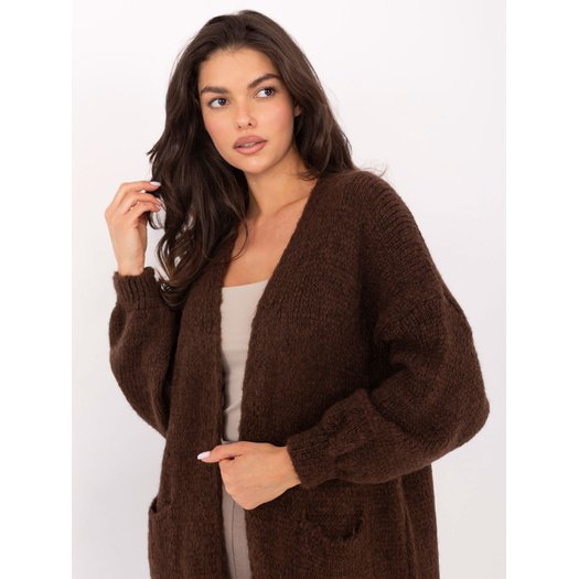 Sweter-MI-SW-WM6155.82-ciemny brązowy 2