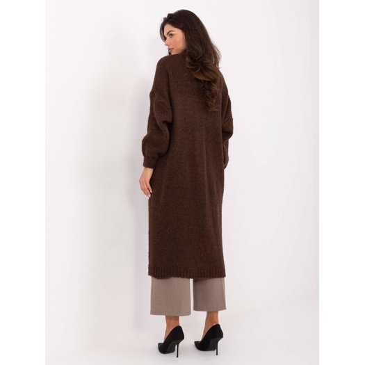Sweter-MI-SW-WM6155.82-ciemny brązowy 3