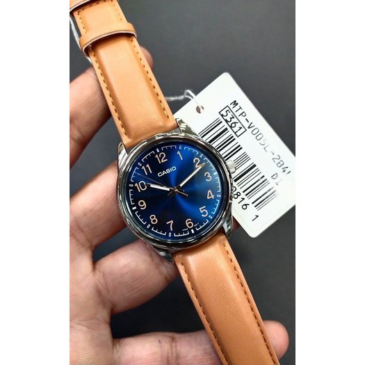 CASIO MEN S WATCH MTP-V005L-2B4 (zd066i) + BOX 5