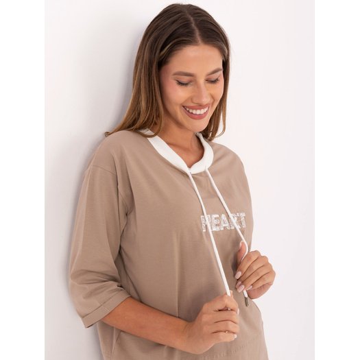 Bluzka-RV-BZ-A892.00-ciemny bezowy 3