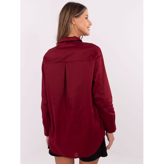 Marškiniai-DHJ-KS-9236.92P-bordo