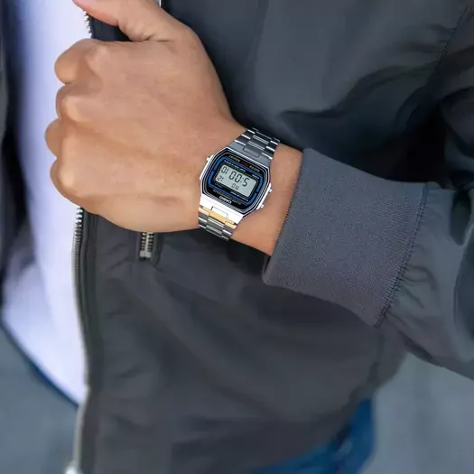 Laikrodis vyrams CASIO A168WA-1A WATCH - VINTAGE + BOX