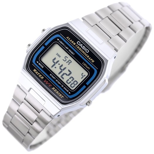Laikrodis vyrams CASIO A168WA-1A WATCH - VINTAGE + BOX