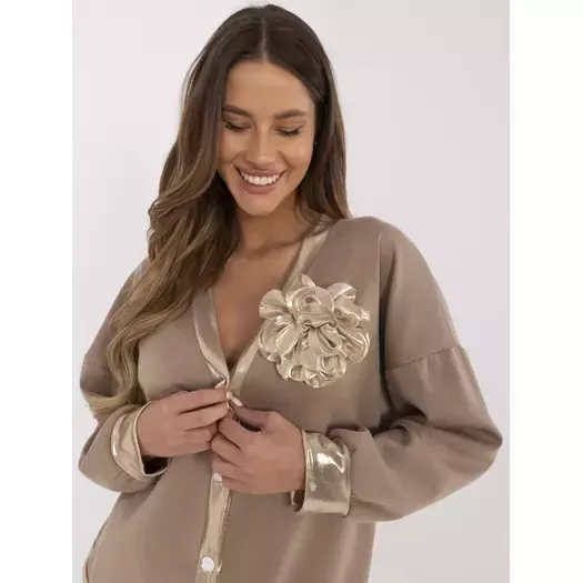 Bluza-MI-BL-61789.24-ciemny bezowy 2