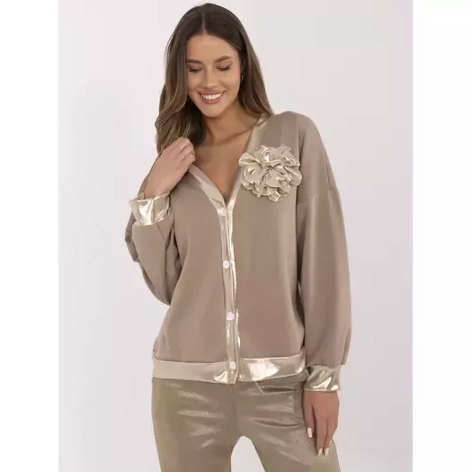 Bluza-MI-BL-61789.24-ciemny bezowy 1