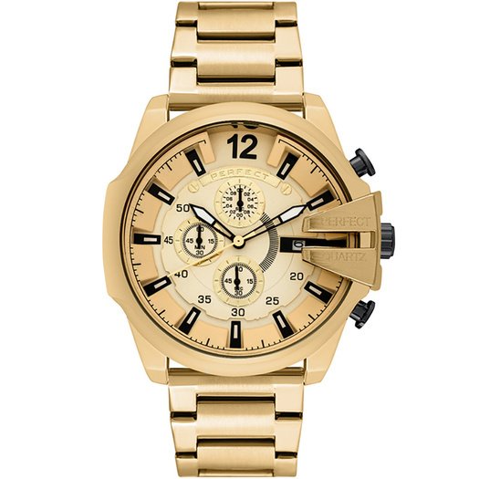 ZEGAREK MĘSKI PERFECT M513CH-05 - CHRONOGRAF (zp387d) + BOX