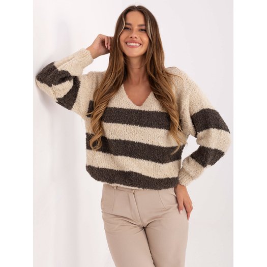 Sweter-MI-SW-WK3031.22-jasny beżowy 3