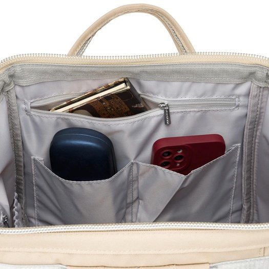 Women's backpack Peterson PTN BETA BEIGE