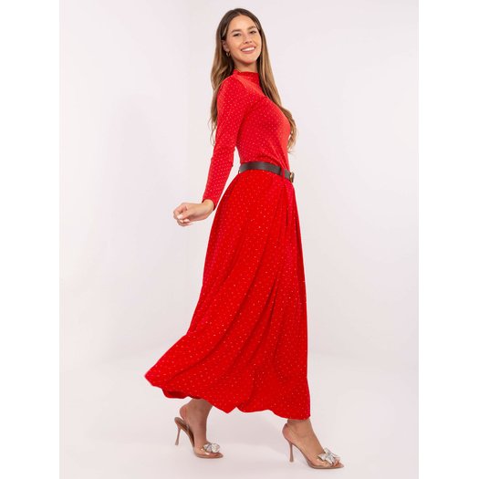 Spódnica-DHJ-SD-19720-1.32-czerwony 1