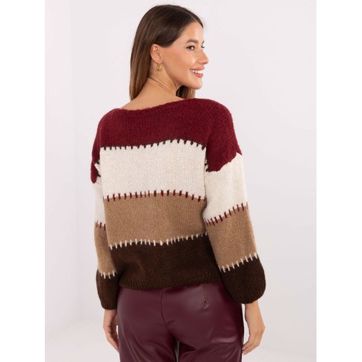 Sweter-MI-SW-2309.95-bordowy