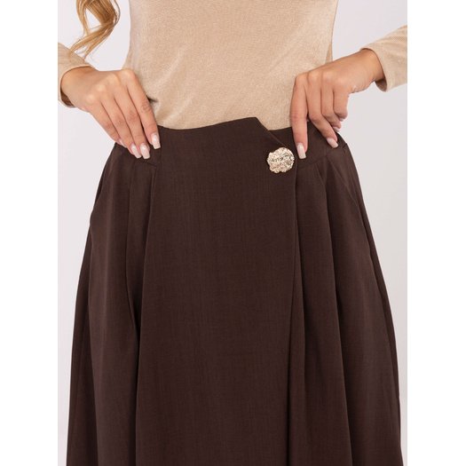 Spódnica-IT-SD-81036.32-ciemny brązowy 2