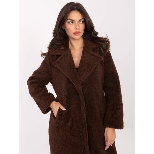 Płaszcz-IT-PL-88121.01P-brązowy