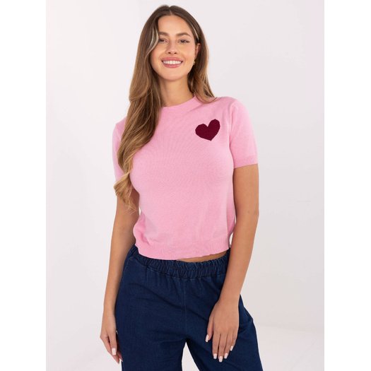 Sweter-IT-SW-93007.26-różowy 5