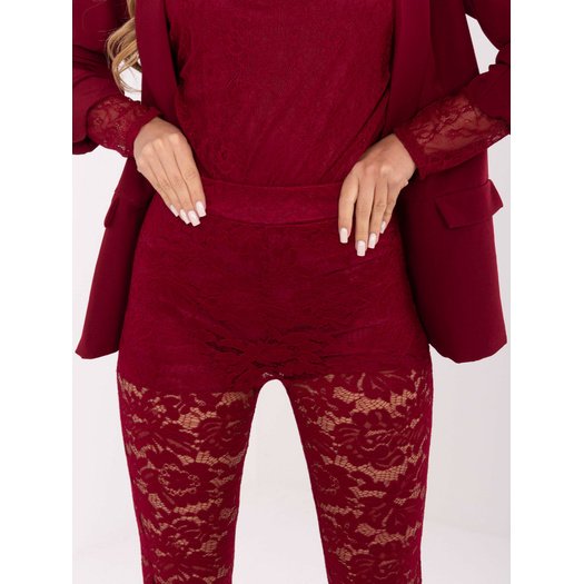 Spodnie-MI-SP-K69-3.21P-bordowy 1