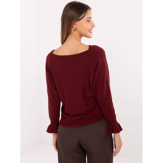 Sweter-IT-SW-99717.89-bordowy 1