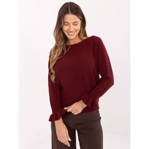 Sweter-IT-SW-99717.89-bordowy 2