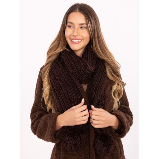 Szalik-AT-SZ-S-2203.87-ciemny brązowy 2