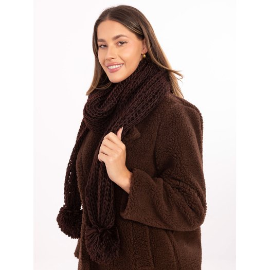 Szalik-AT-SZ-S-2203.87-ciemny brązowy