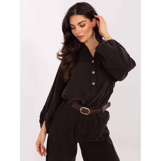 Koszula-IT-KS-233607.63-ciemny brązowy 1